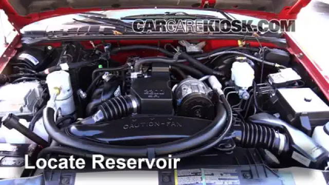 2003 Chevrolet S10 2.2L 4 Cyl. Standard Cab Pickup (2 Door) Windshield Washer Fluid Add Fluid